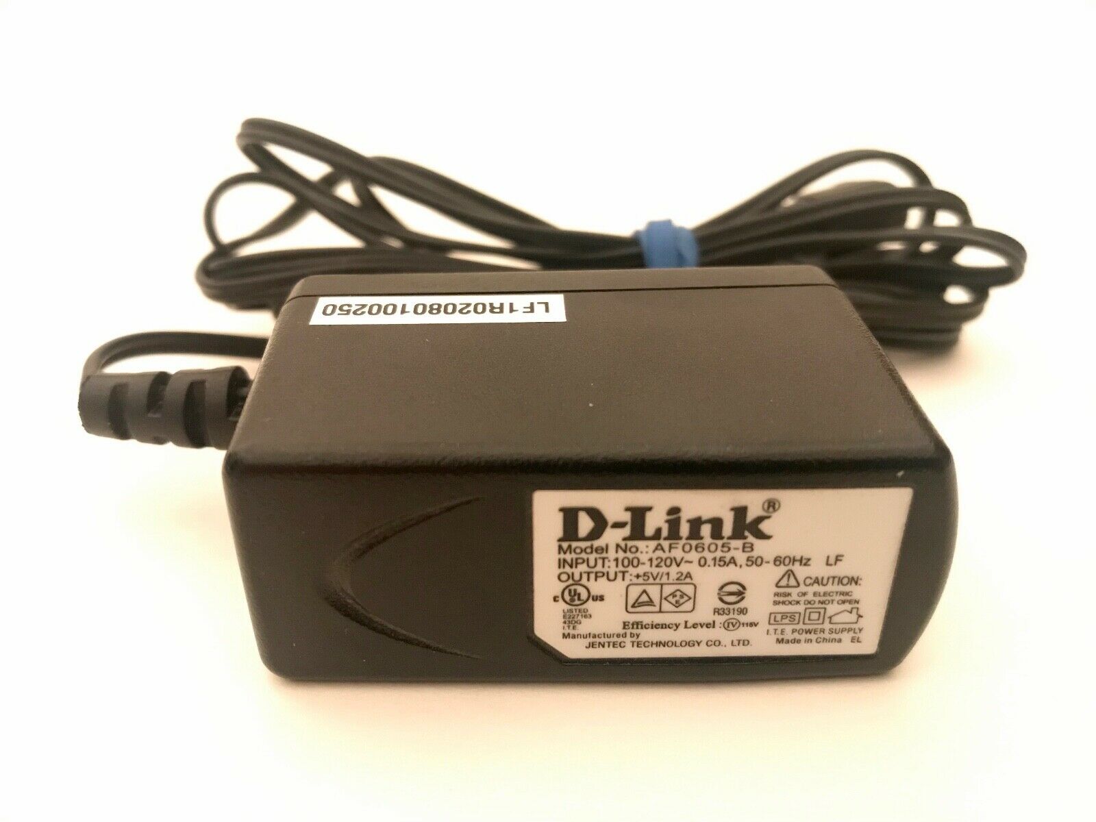 NEW D-Link AF0605-B 5V 1.2A DC AC Power Adapter - Click Image to Close